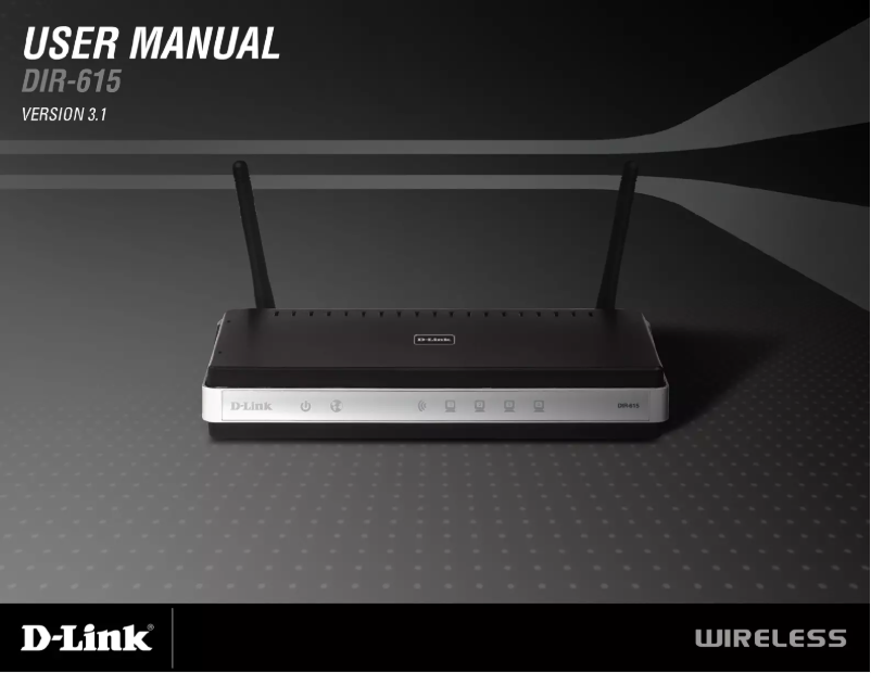 Page 1 de la notice Manuel utilisateur D-Link DIR-615