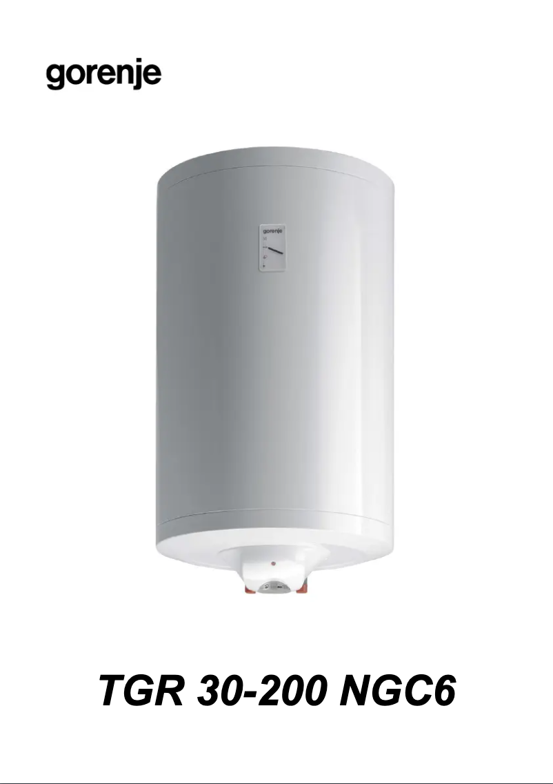 Página 1 del manual Manual de usuario Gorenje TGR50NGC6