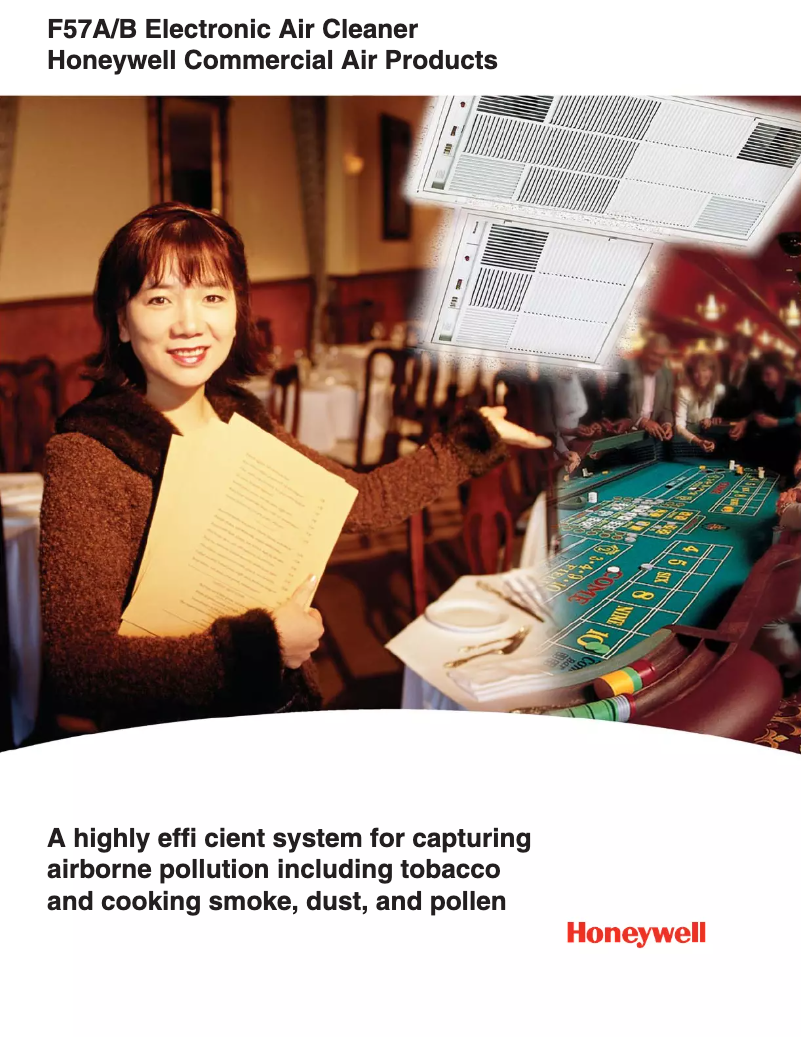 Página 1 del manual Folleto Honeywell F57A1044