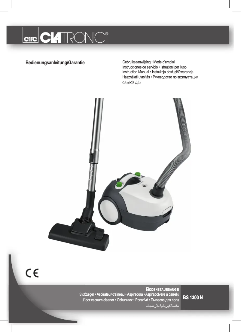 Page 1 de la notice Manuel utilisateur Clatronic BS 1300 N