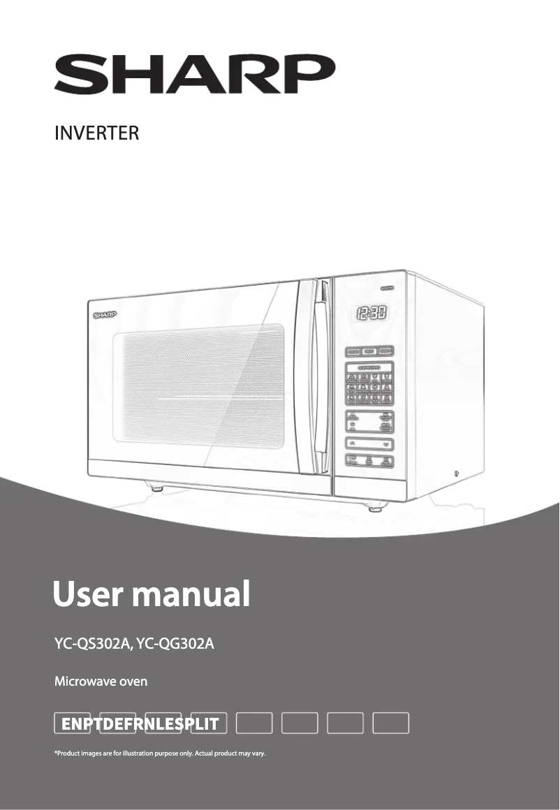 Página 1 del manual Manual de usuario Sharp YC-QG302AE