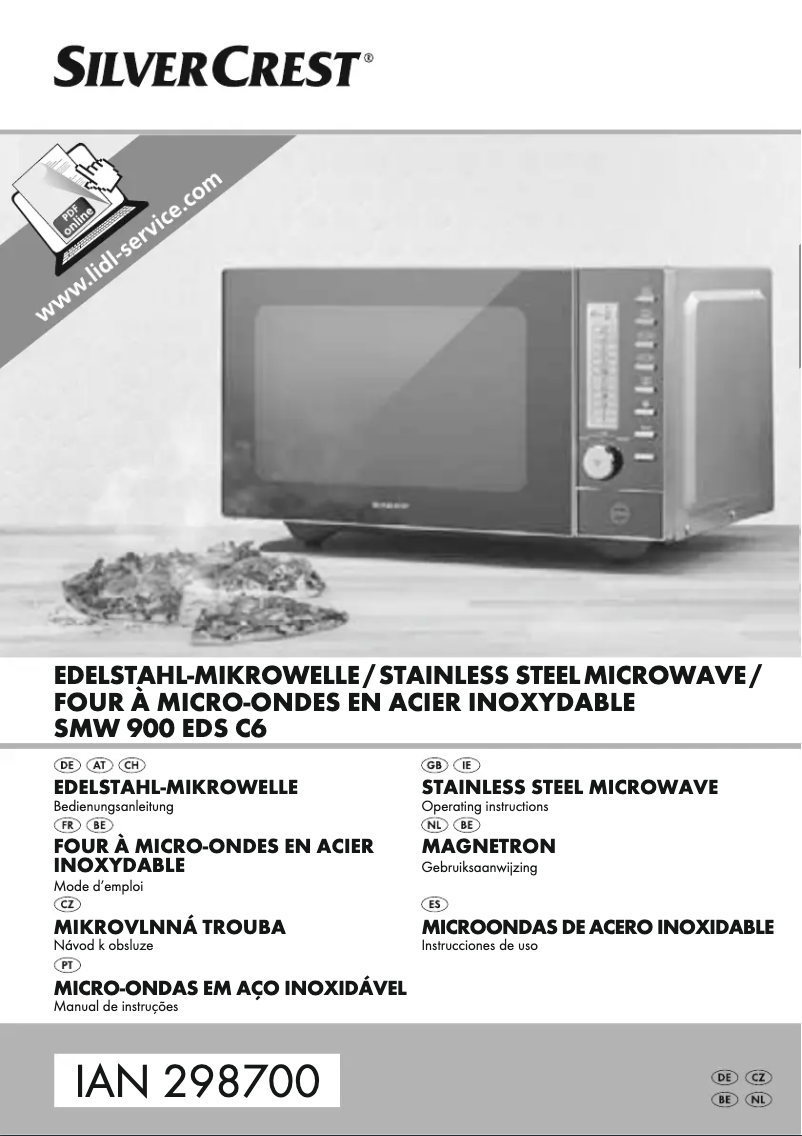 Página 1 del manual Manual de usuario SilverCrest SMW 900 EDS C6