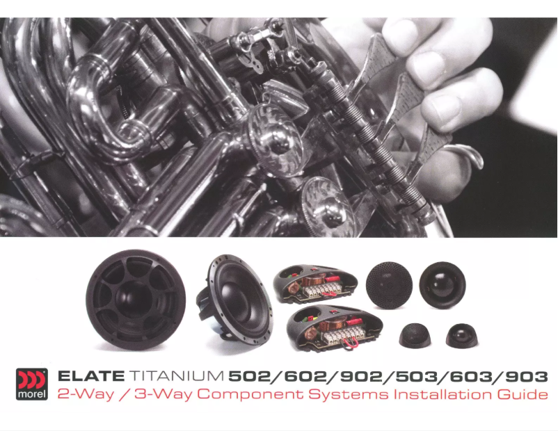 Page 1 of the manual User Manual Morel MXT-380