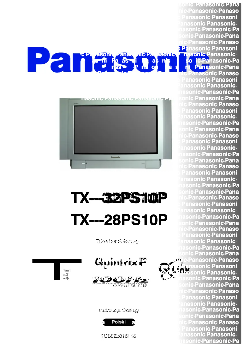 Page 1 de la notice Manuel utilisateur Panasonic TX-32PS10P