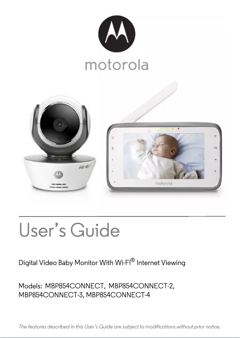 Página 1 del manual Manual de usuario Motorola MBP854CONNECT-4