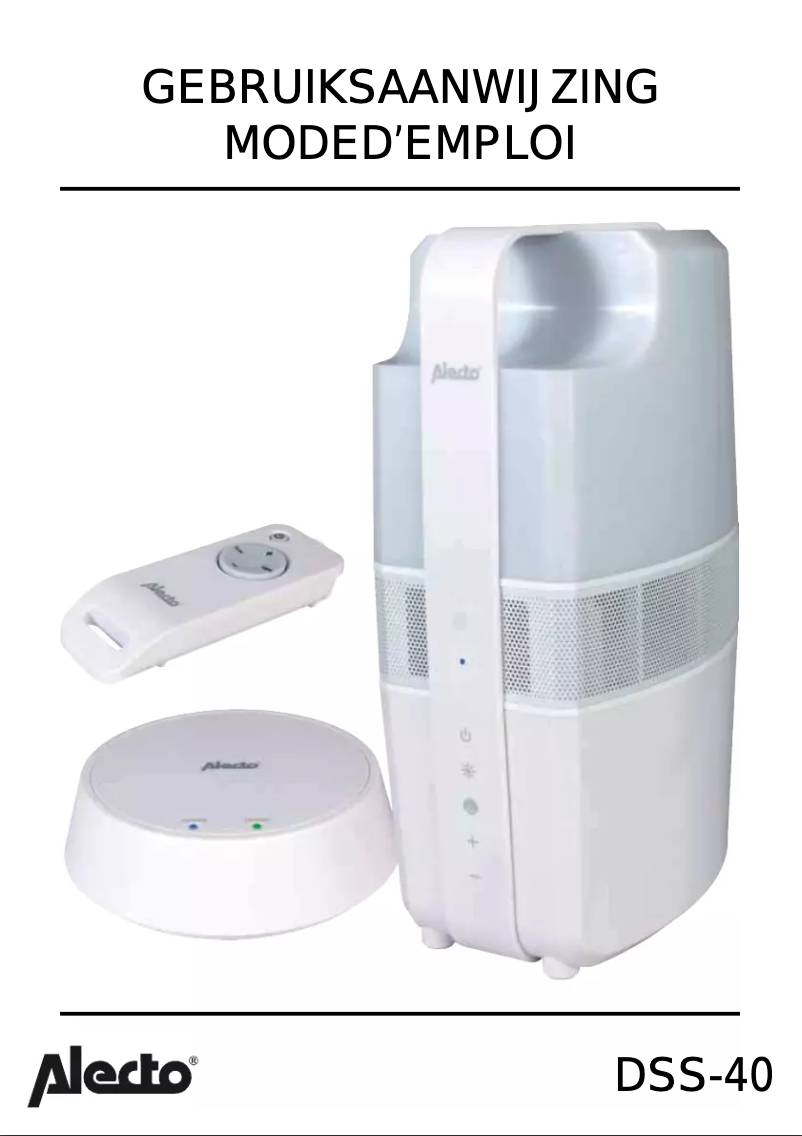 Page 1 of the manual User Manual Alecto DSS-40