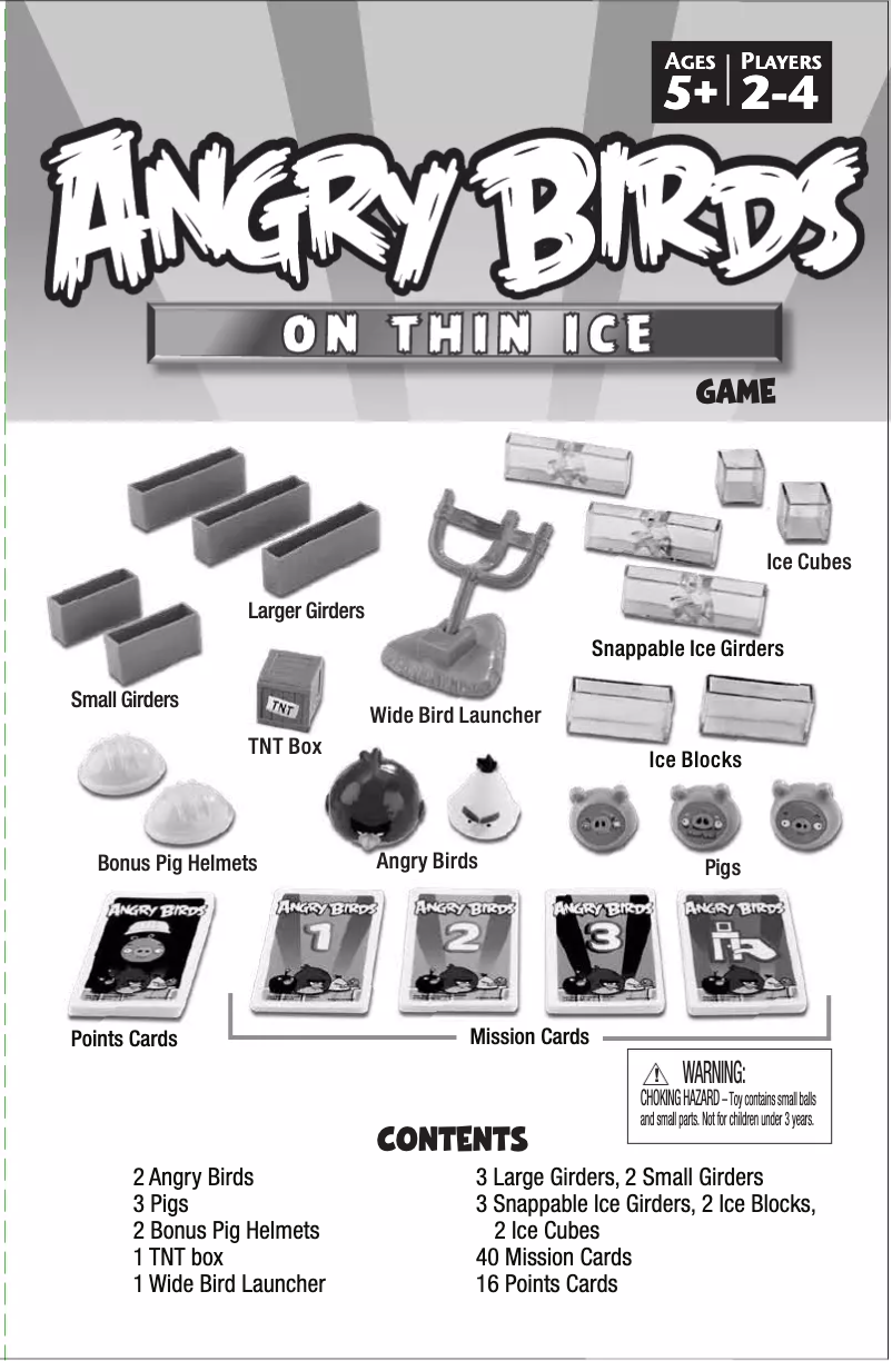 Página 1 del manual Manual de usuario Mattel Angry Birds On Thin Ice
