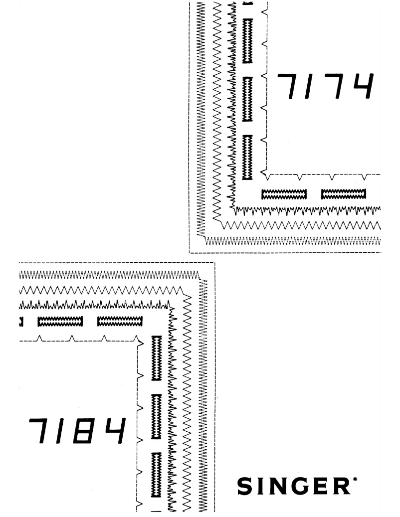 Página 1 del manual Manual de usuario Singer 7174