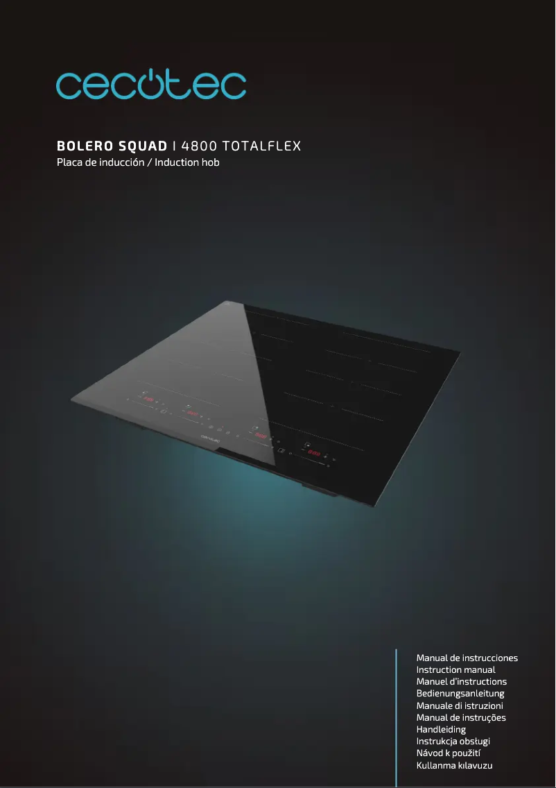 Page 1 de la notice Manuel utilisateur Cecotec Bolero Squad I 4800 TotalFlex