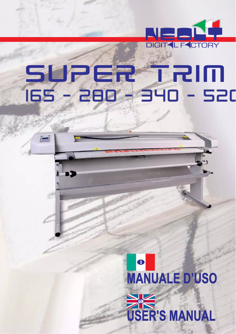 Page 1 of the manual User Manual Neolt Electric Super Trim 165