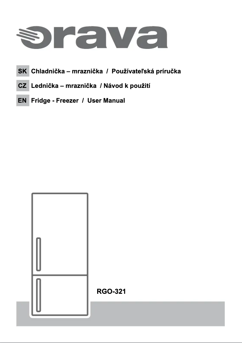 Page 1 de la notice Manuel utilisateur Orava RGO-321