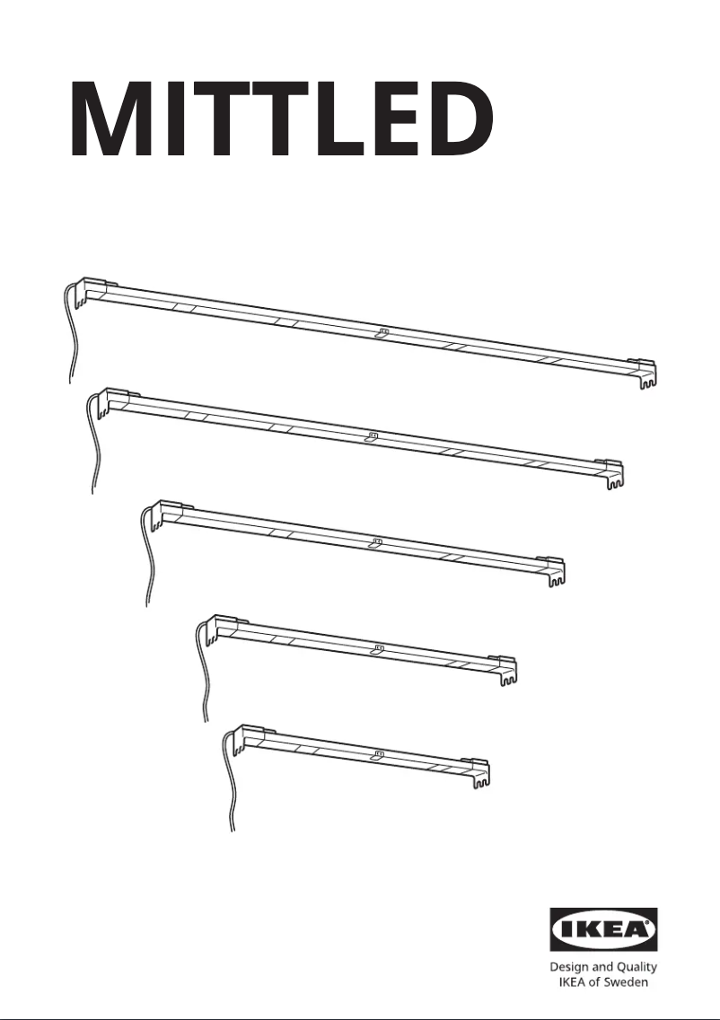 Page 1 de la notice Manuel utilisateur Ikea MITTLED 604.635.54