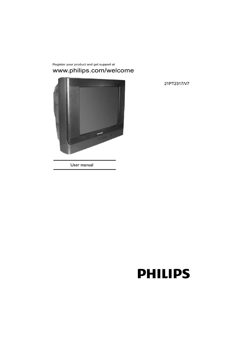 Page n°1 - Manuel utilisateur Philips 21PT2317