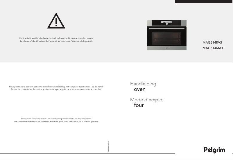 Page 1 de la notice Manuel utilisateur Pelgrim MAG614MAT