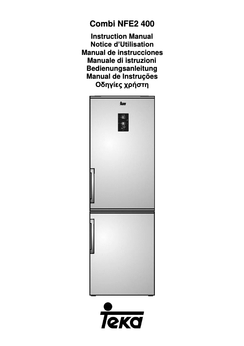 Page 1 de la notice Manuel utilisateur Teka NFE2 400