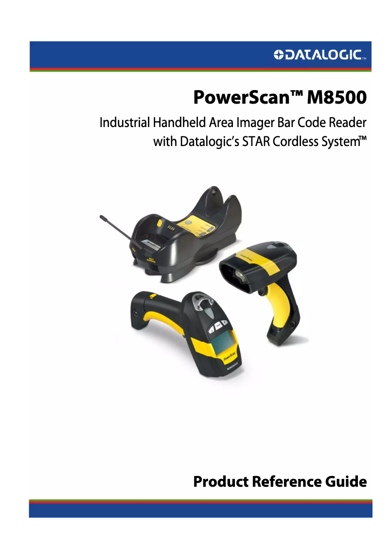 Página 1 del manual Manual de usuario Datalogic PowerScan M8500