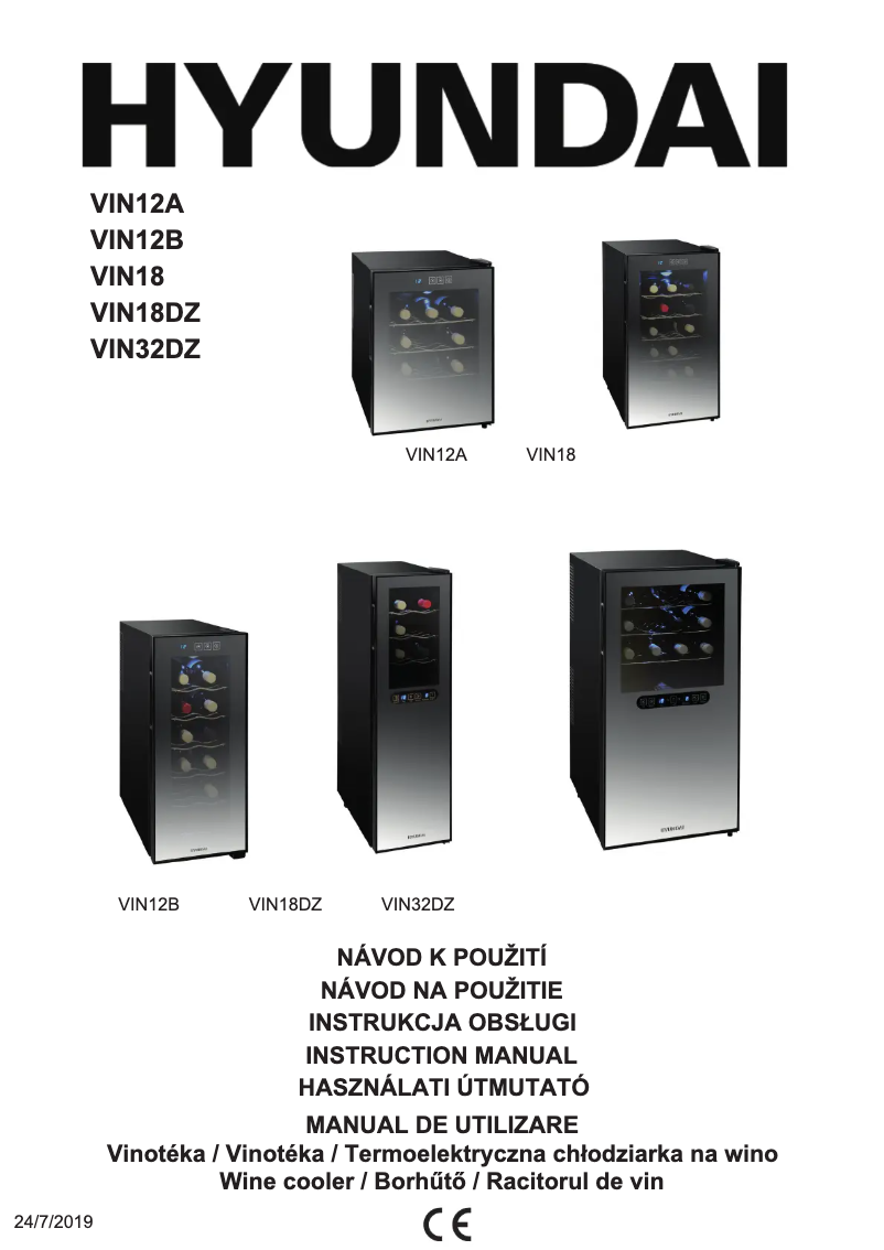 Page 1 of the manual User Manual Hyundai VIN 18 DZ