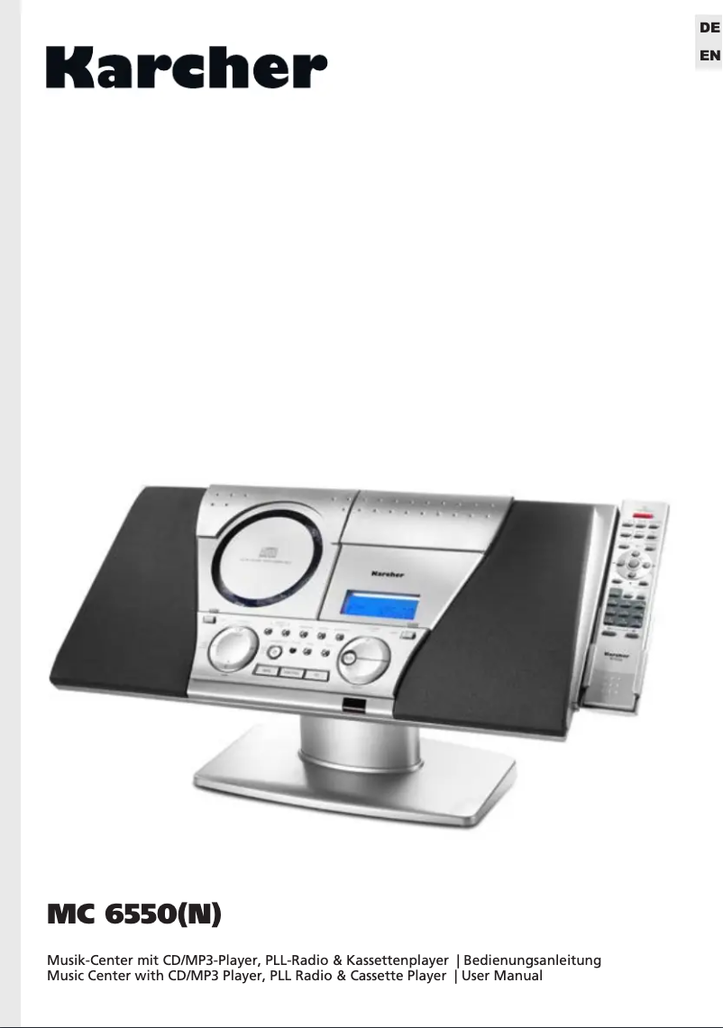 Página 1 del manual Manual de usuario Kärcher MC 6550(N)