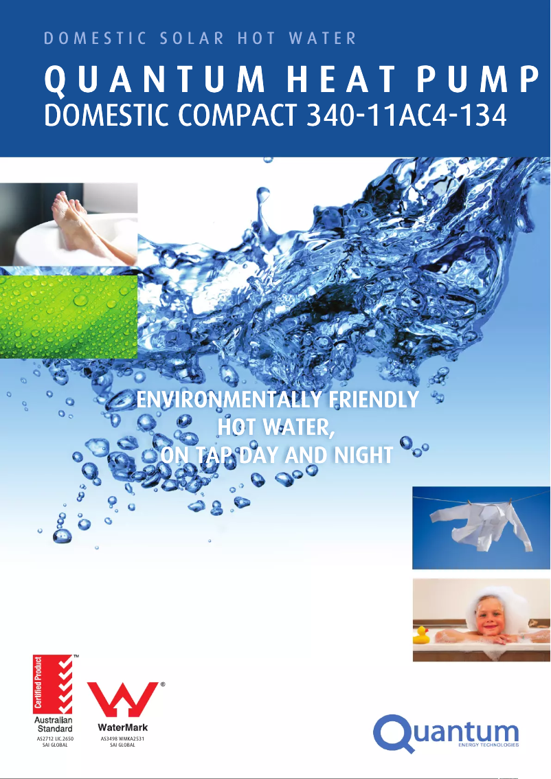 Página 1 del manual Manual de usuario Quantum 340-11AC4-134