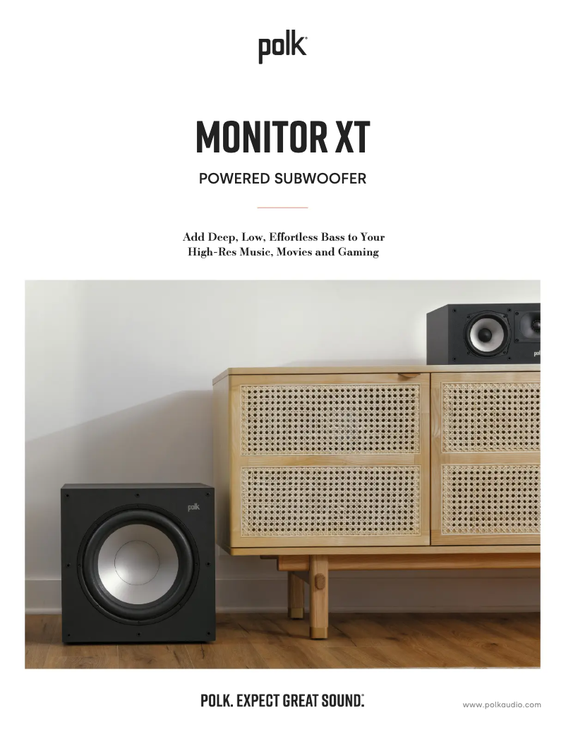 Image de la première page du manuel de l'appareil Monitor XT12