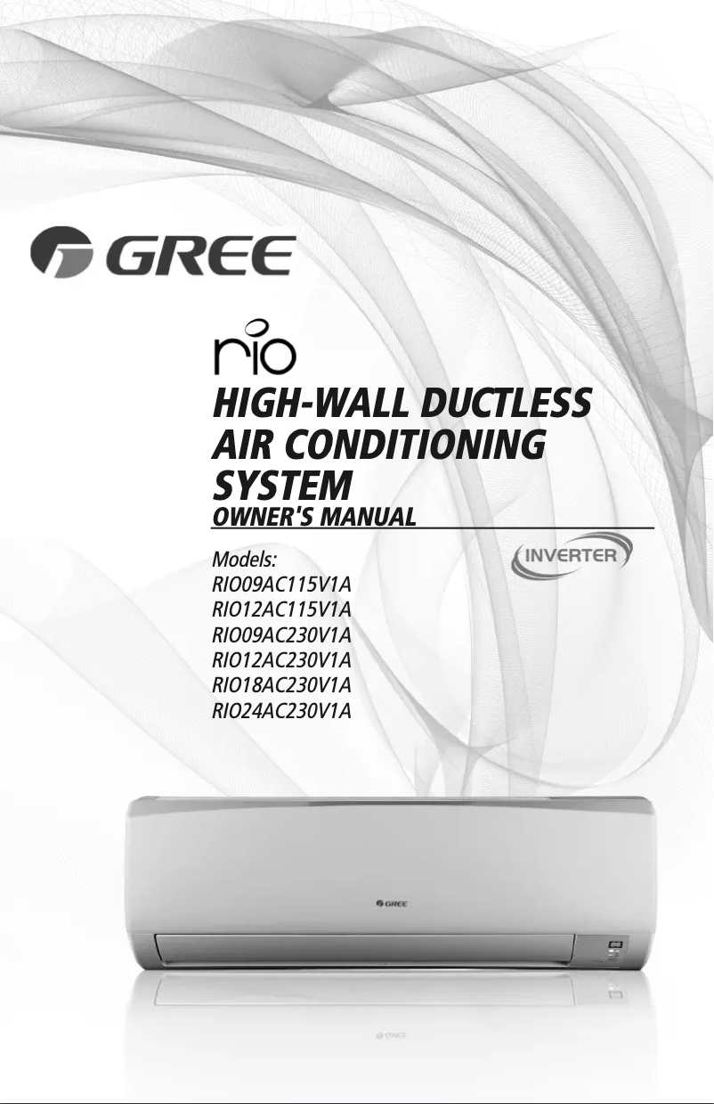 Página 1 del manual Manual de usuario Gree RIO12AC230V1AO