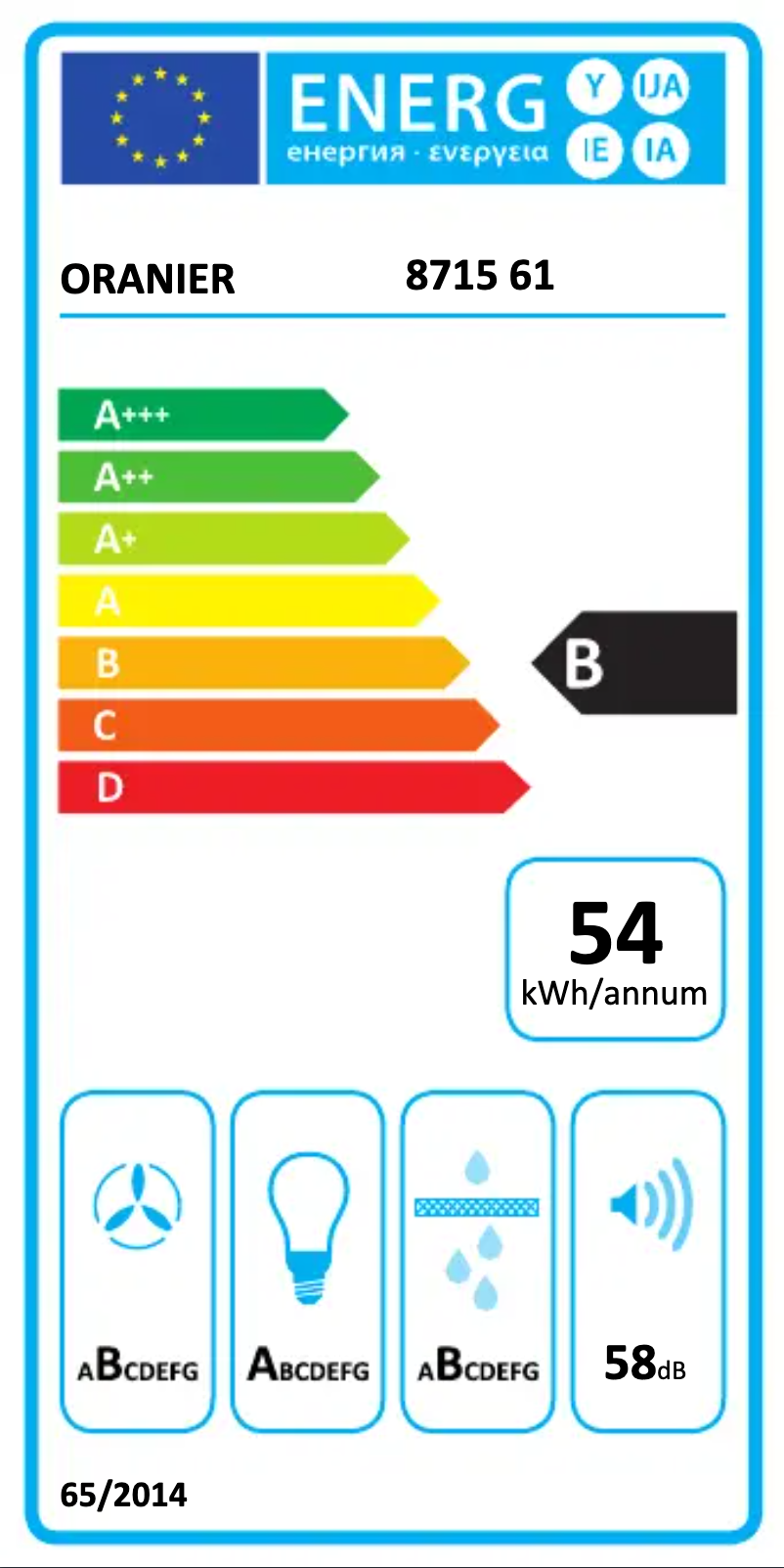 Page 1 de la notice Manuel utilisateur Oranier Scala 90 S