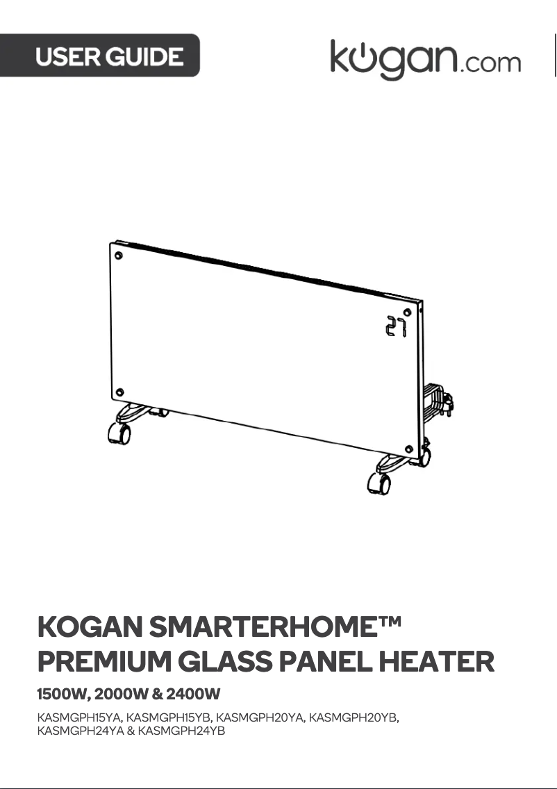 Page 1 de la notice Manuel utilisateur Kogan KASMGPH24YA