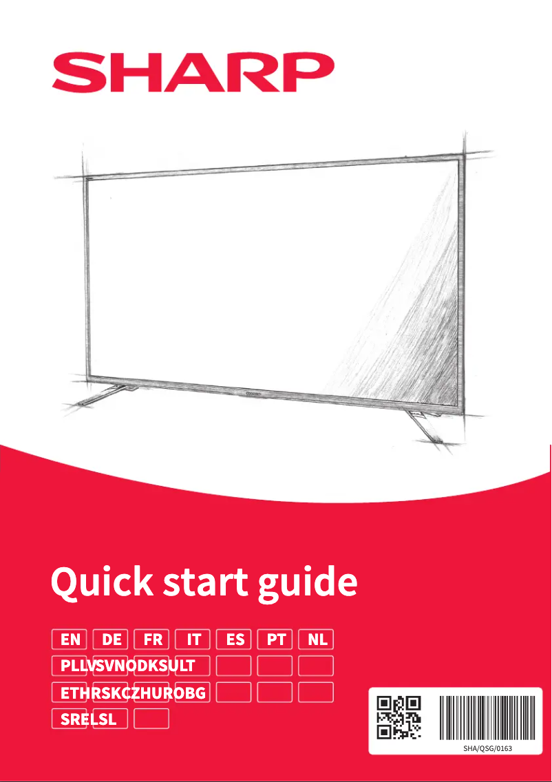 Página 1 del manual Manual de usuario Sharp 32EF4E