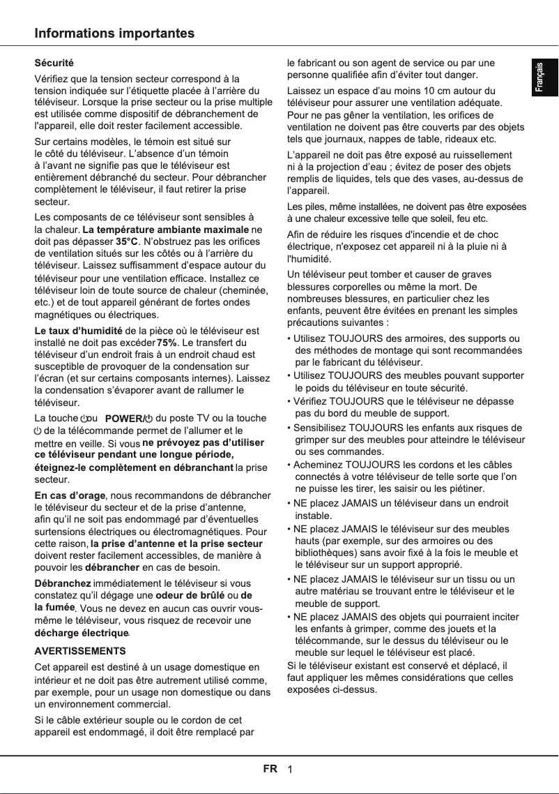 Página 1 del manual Manual de usuario TCL 65C89B