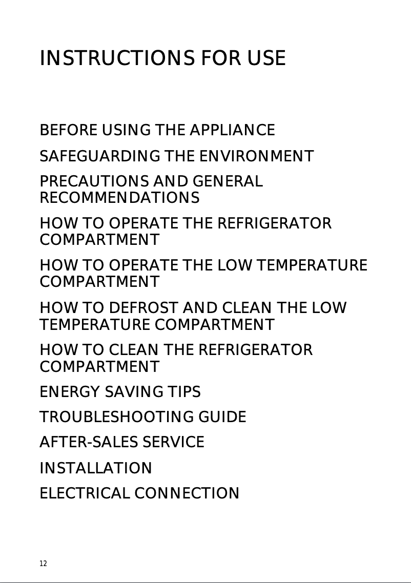 Page 1 de la notice Manuel utilisateur Smeg FR 148 A 1