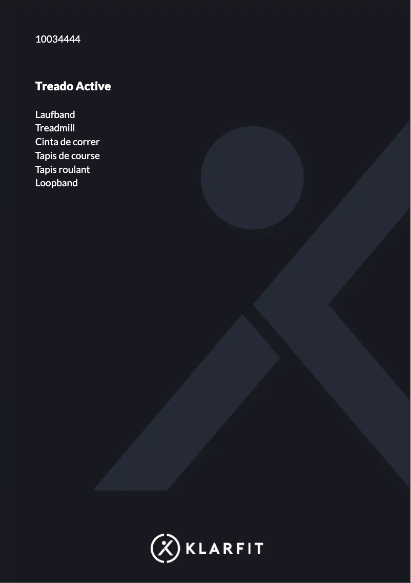 Página 1 del manual Manual de usuario Klarfit Treado Active