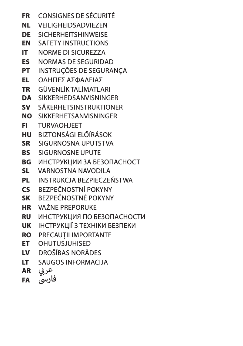 Página 1 del manual Instrucciones de seguridad SEB Convenient VC1451