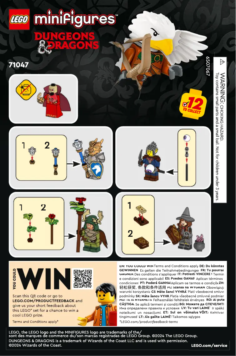 Page 1 de la notice Manuel utilisateur Lego Dungeons & Dragons 66765