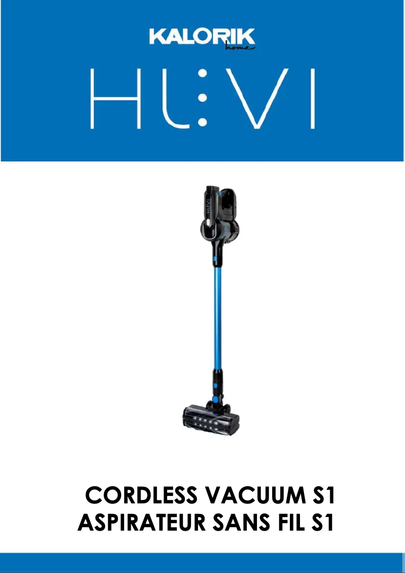 Página 1 del manual Manual de usuario Kalorik HUVI S1