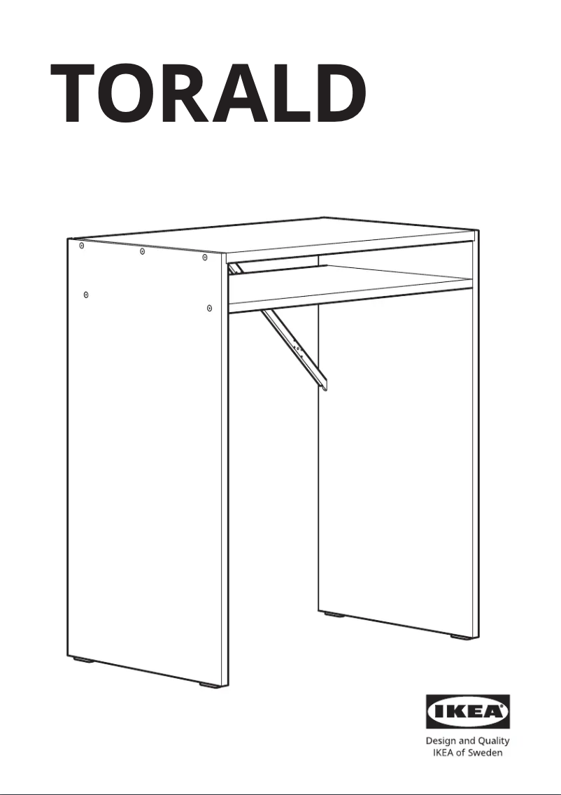 Page 1 de la notice Manuel utilisateur Ikea TORALD 904.939.55