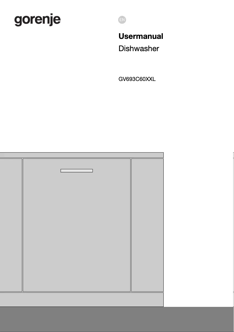 Página 1 del manual Manual de instrucciones Gorenje GV693C60XXL