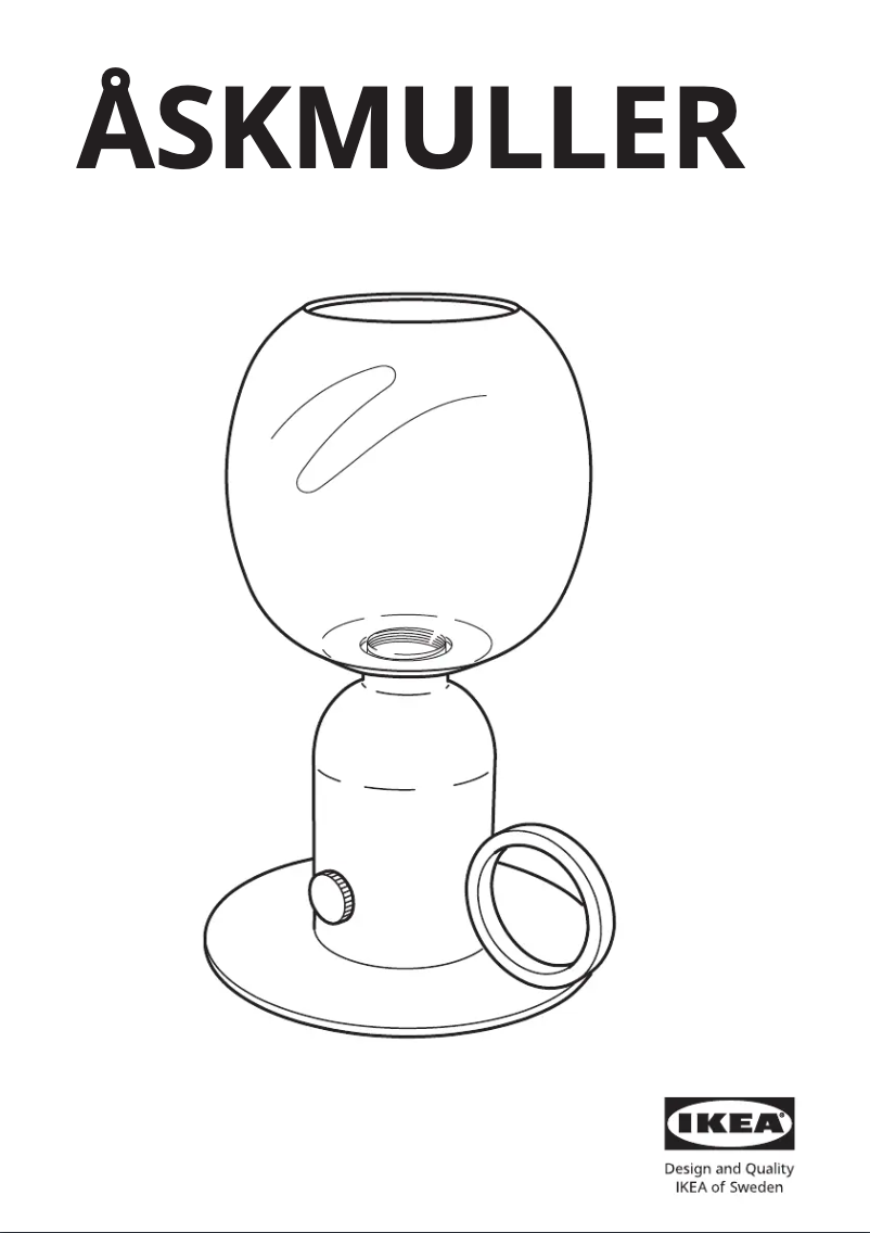 Image de la première page du manuel de l'appareil ÅSKMULLER 505.762.26