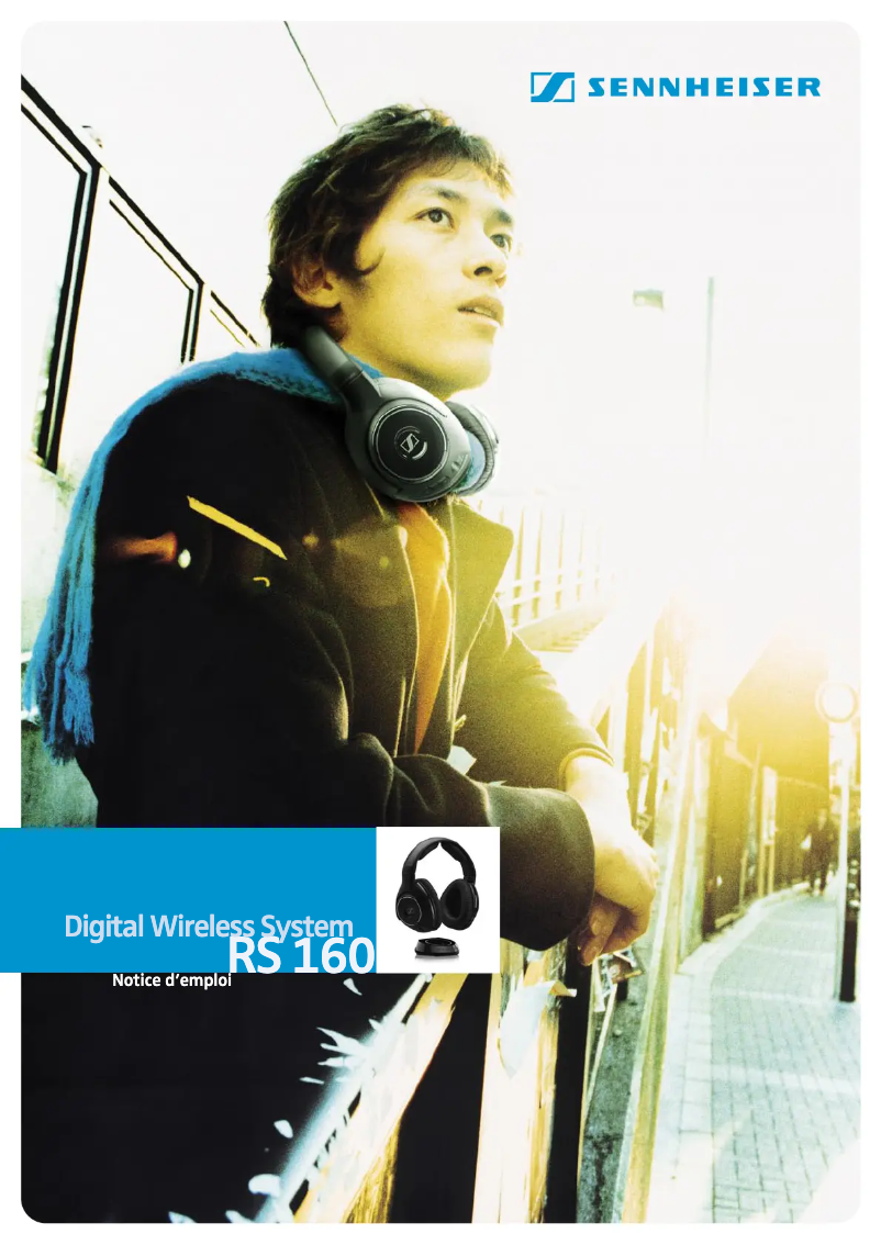 Page 1 de la notice Manuel utilisateur Sennheiser RS 160