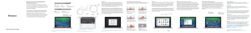 Page 1 de la notice Manuel utilisateur Apple MacBook Pro 13" Retina