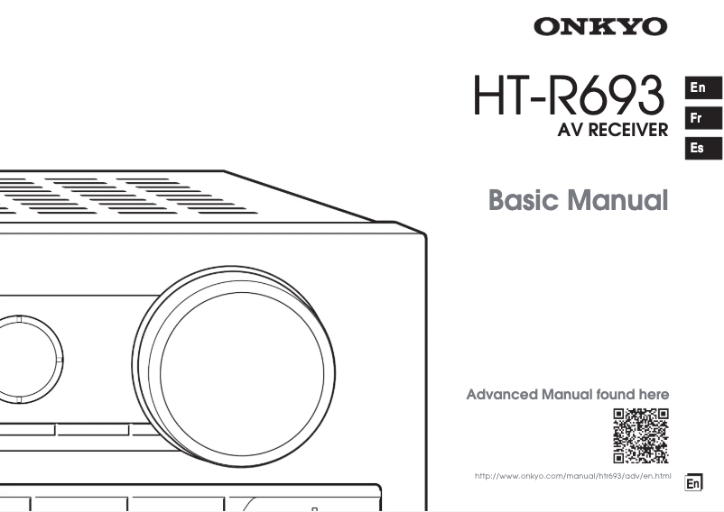 Page 1 de la notice Manuel utilisateur Onkyo HT-S7705