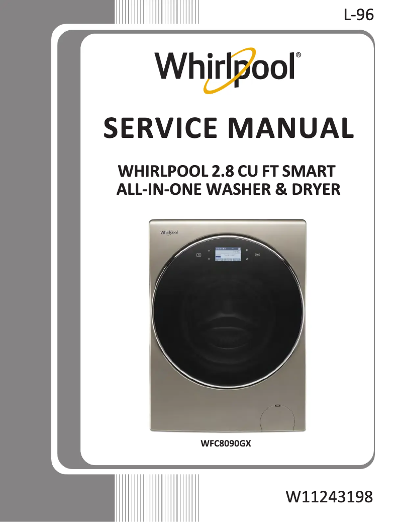 Page 1 de la notice Manuel utilisateur Whirlpool WFC8090GX