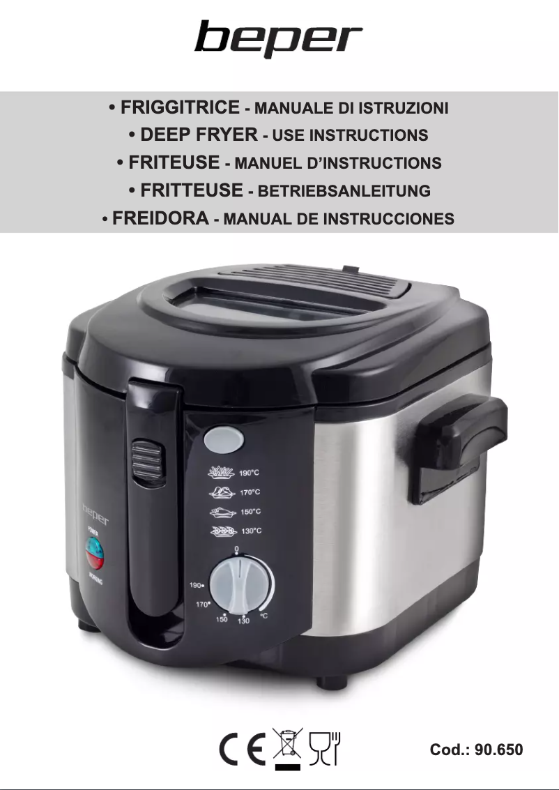 Page 1 de la notice Manuel utilisateur Beper 90.650