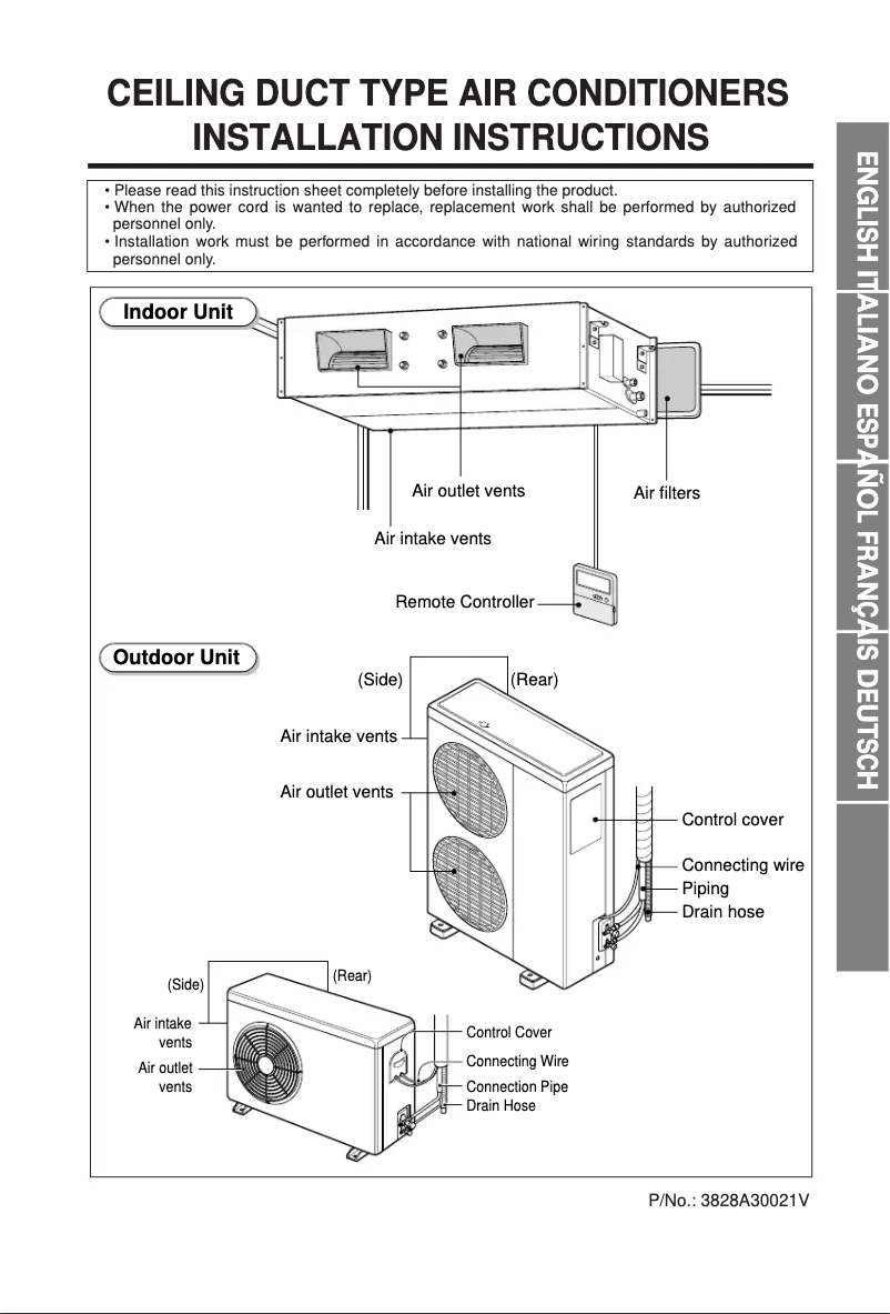Page 1 de la notice Manuel utilisateur LG LB-F4280HL