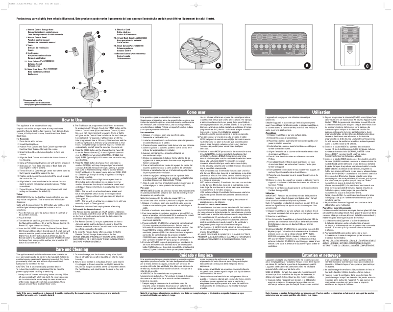 Página 1 del manual Manual de usuario Black & Decker BDTF1010