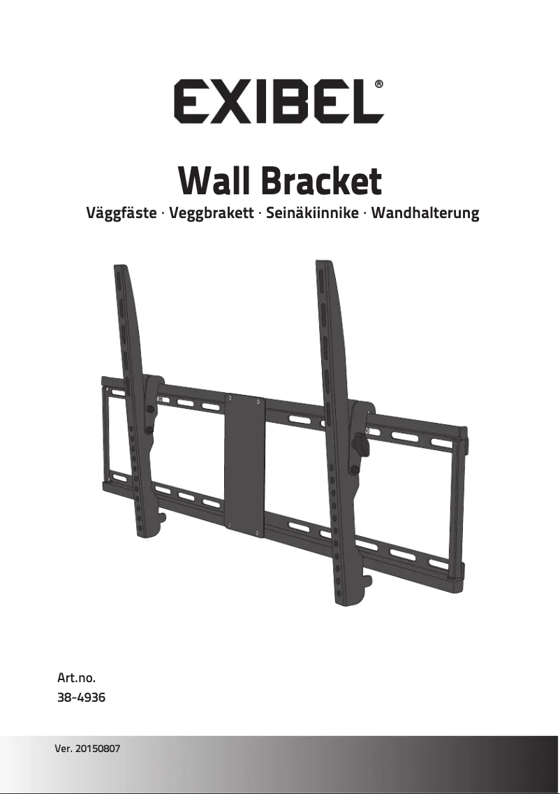 Page 1 de la notice Manuel utilisateur Exibel 38-4936
