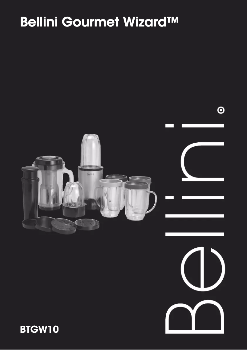 Page 1 de la notice Manuel utilisateur Bellini BTGW10