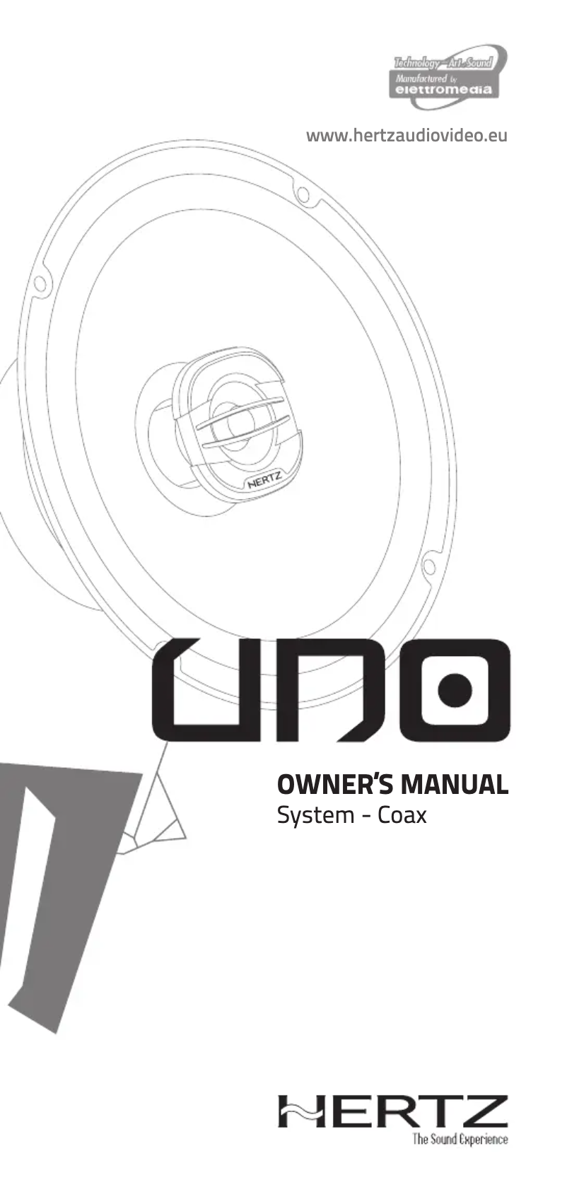 Page 1 de la notice Manuel utilisateur Hertz Uno K 170