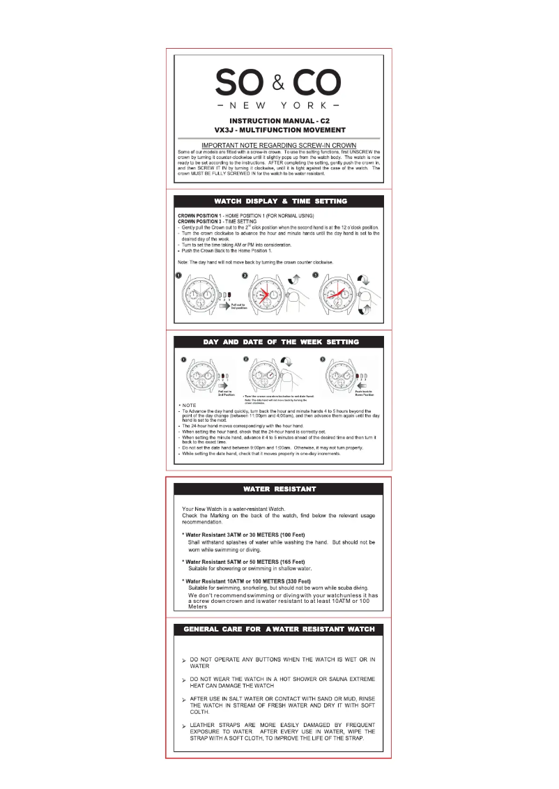 Page 1 de la notice Manuel utilisateur So & Co Chelsea 5215