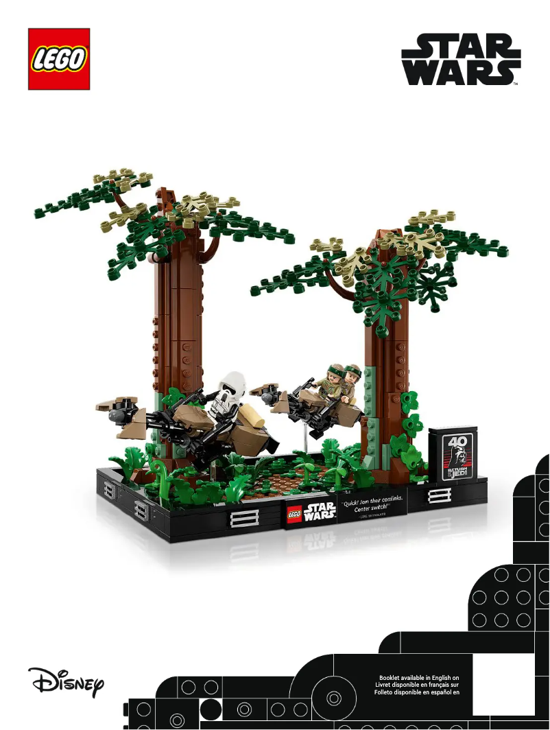 Page 1 de la notice Consignes visuelles Lego Star Wars 75353