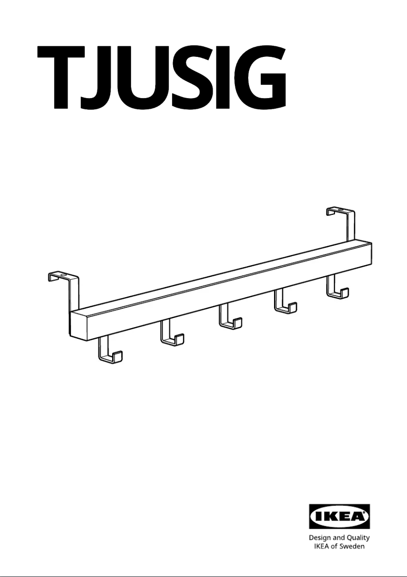 Page 1 de la notice Manuel utilisateur Ikea TJUSIG 402.426.53